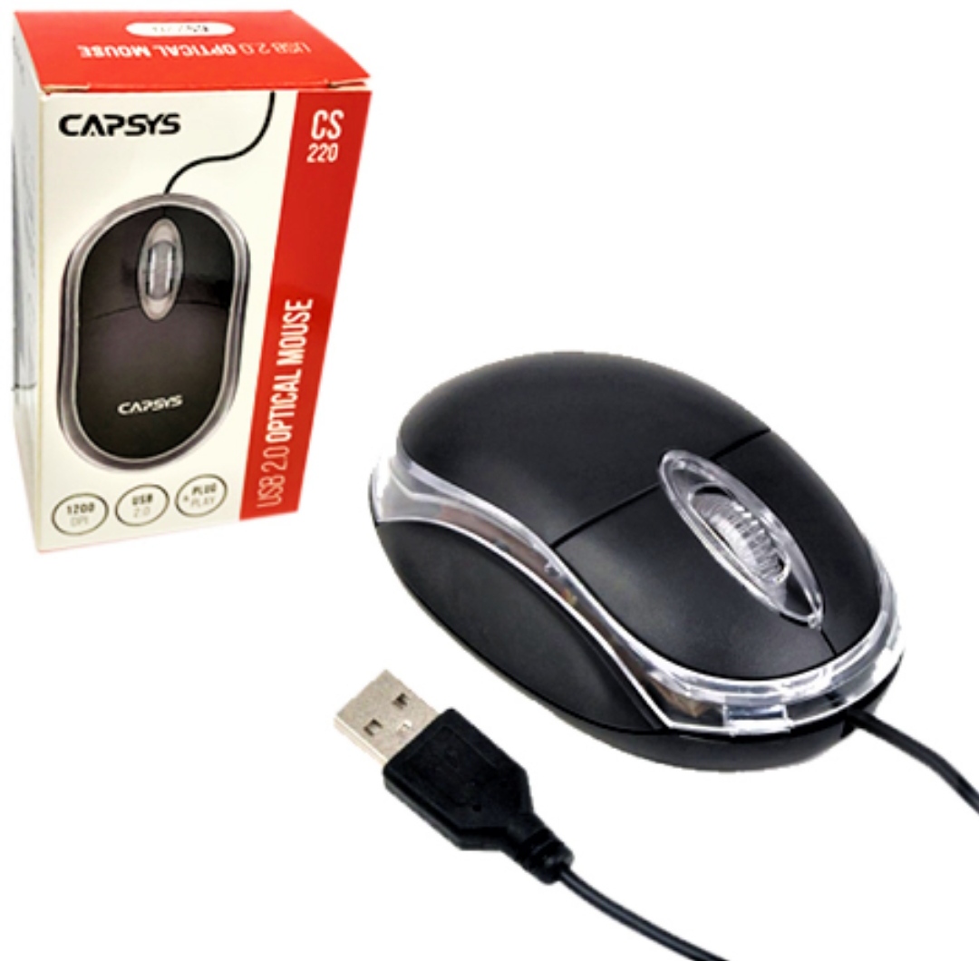 SOURIS USB CAPSYS