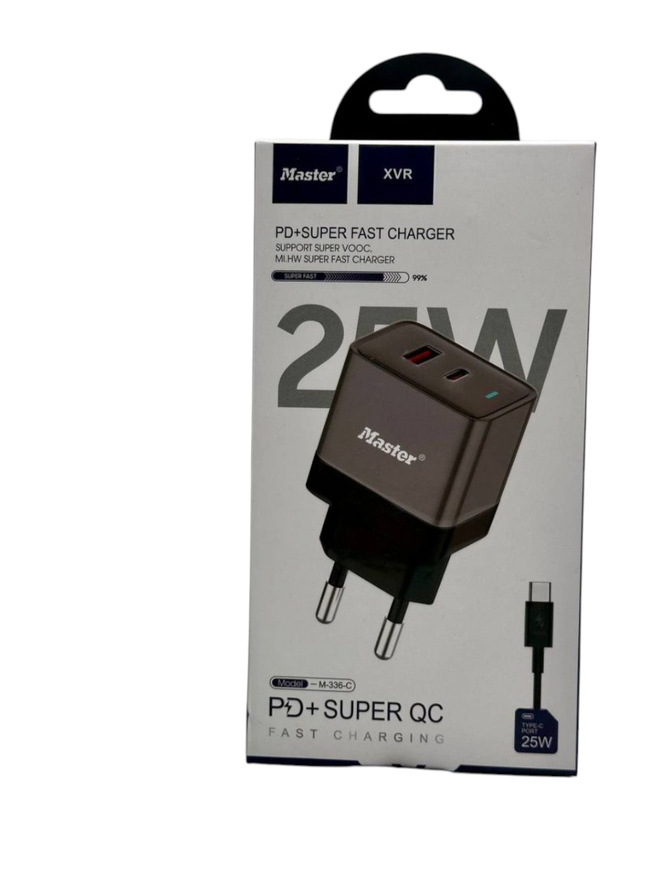 CHARGEUR MASTER 25W BLACK